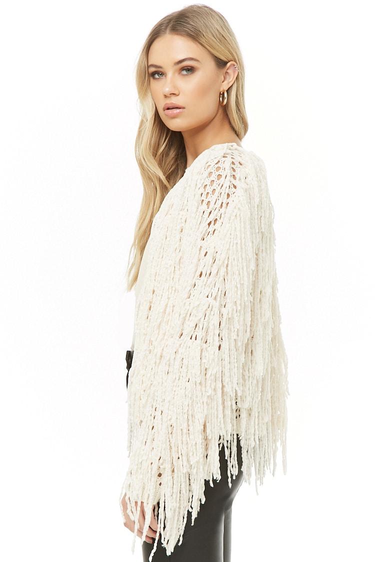 cardigan with fringe