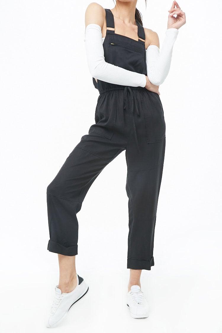 drawstring overalls