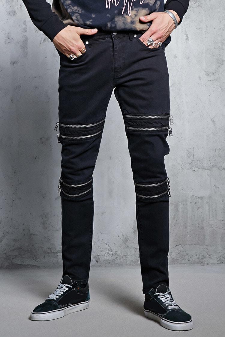 forever 21 zipper jeans