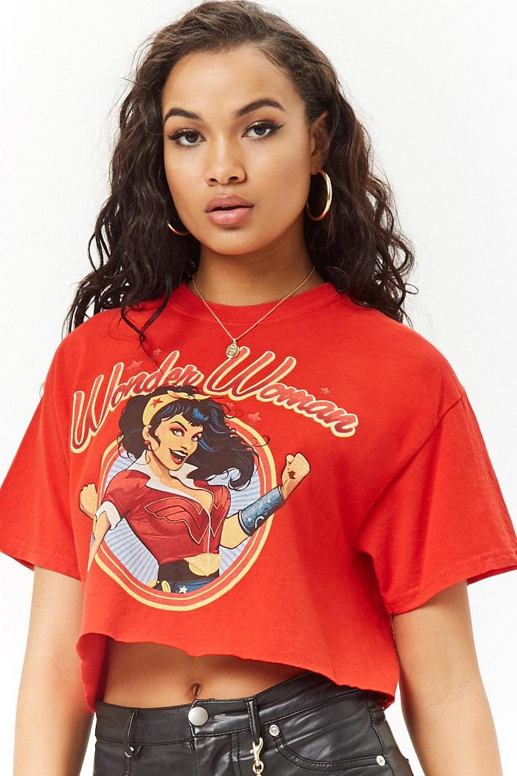 forever 21 cropped t shirt