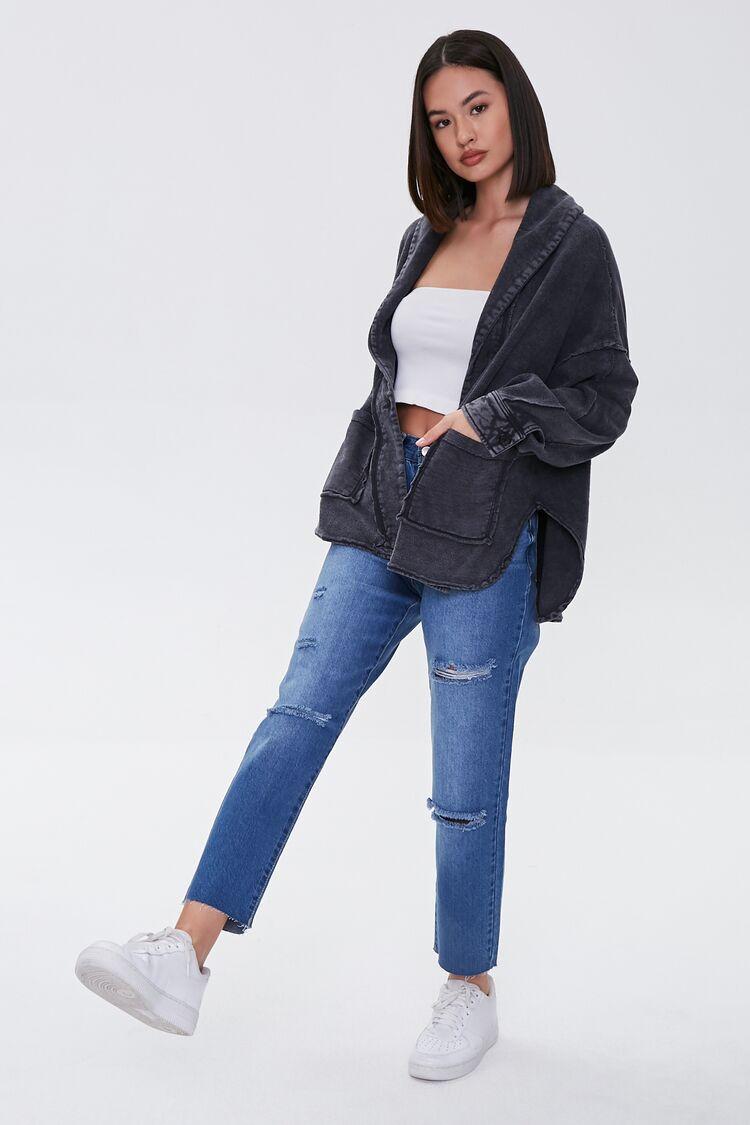 high low patch pocket jacket