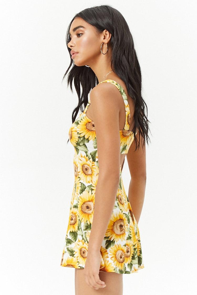 sunflower romper white