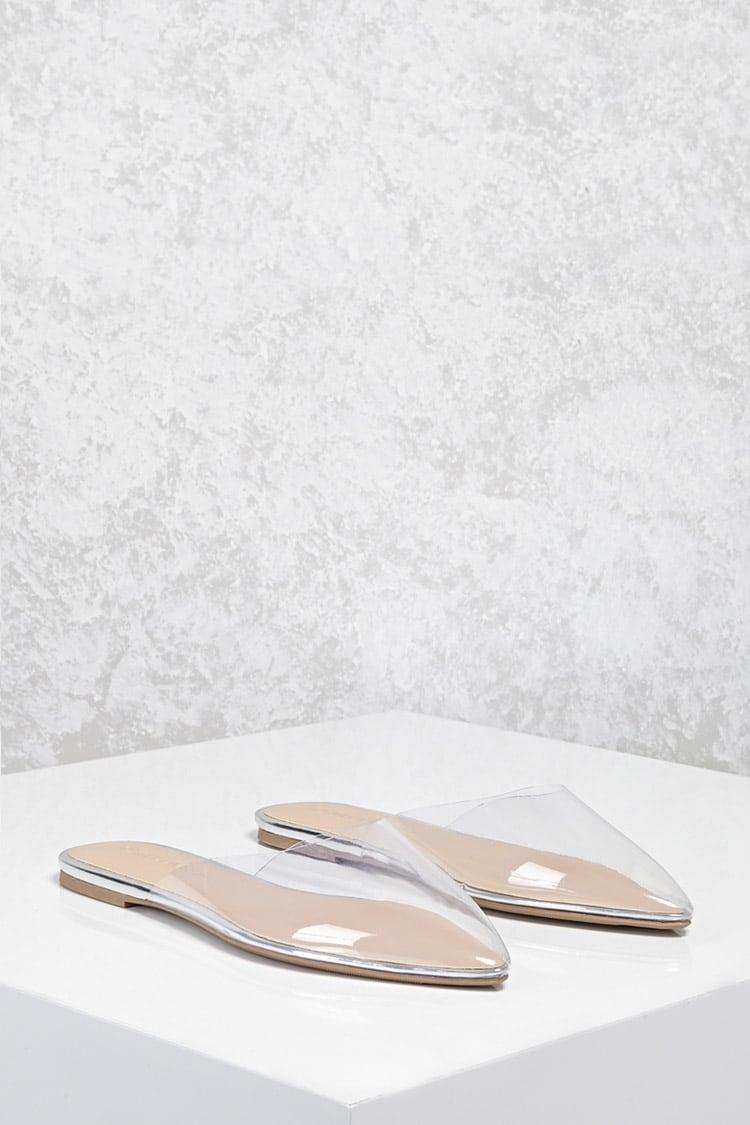 clear pointed toe flats