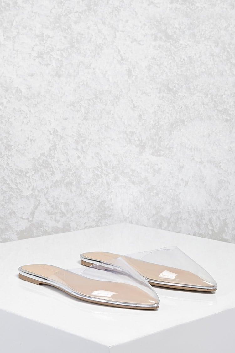 clear pointed flats