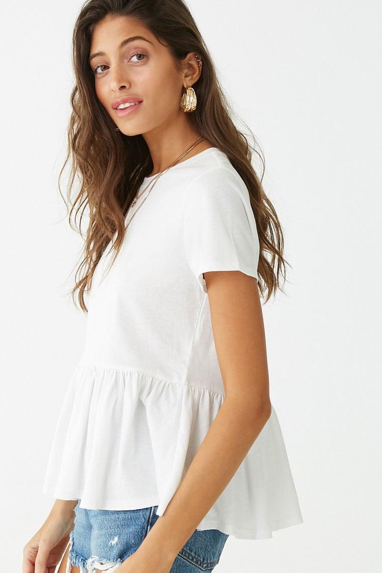 flowy shirred top