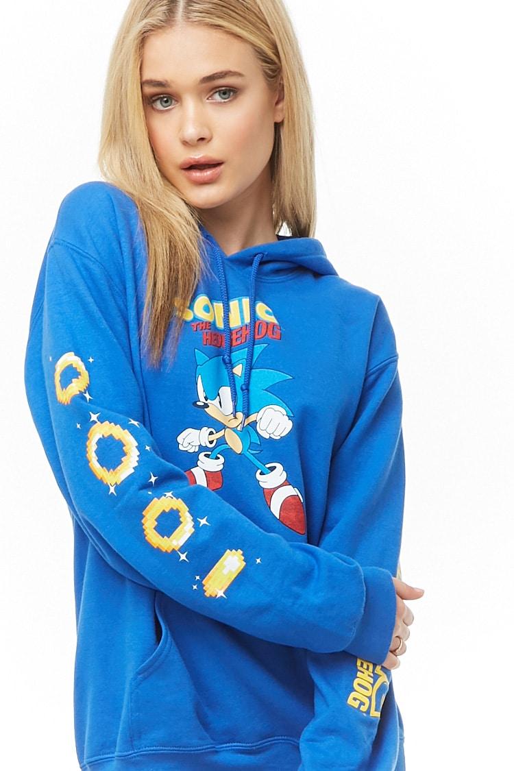 Sonic The Hedgehog Speed Women's Hooded Sweatshirt