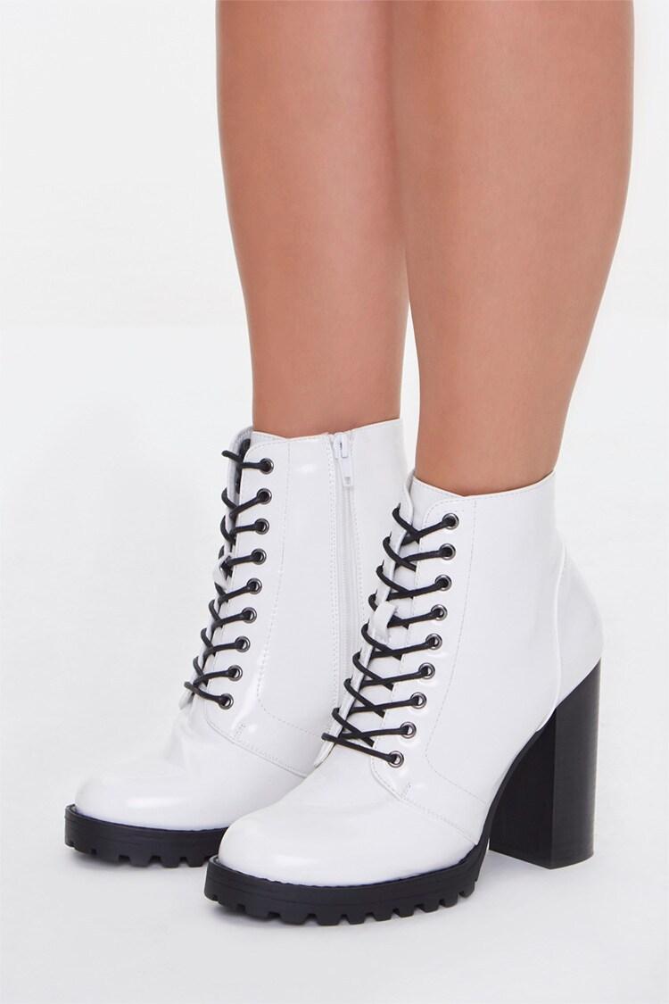 block bootie heels