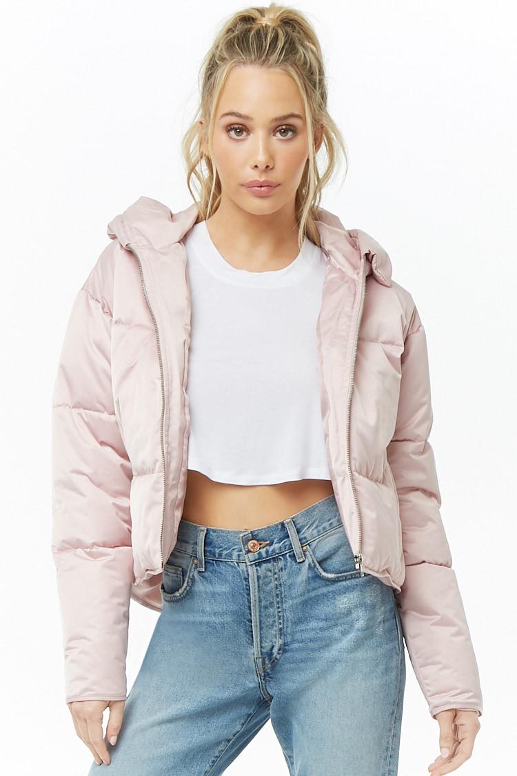 hooded puffer jacket forever 21