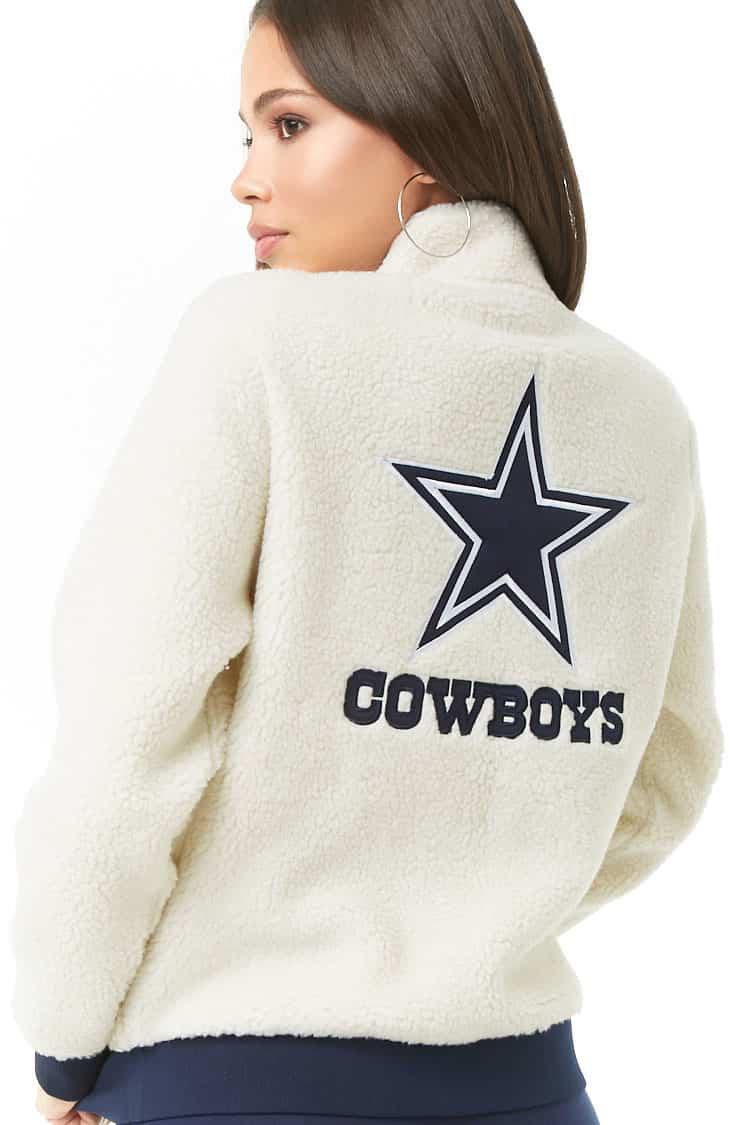 Dallas Cowboys Women's Nike Champion Drive Pullover Funnel Sweatshirt  - Navy