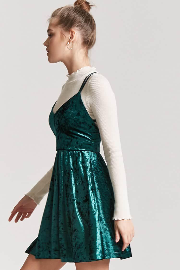 velvet cami dress forever 21