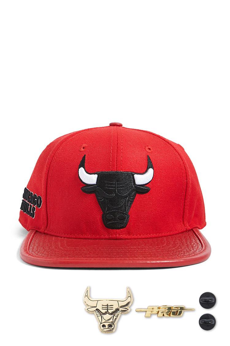 Chicago Bulls Leather-brim Hat 