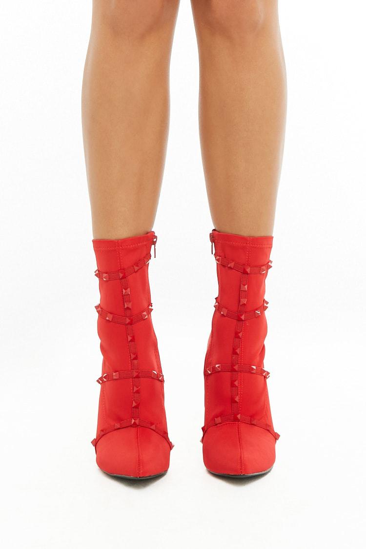 studded sock boots