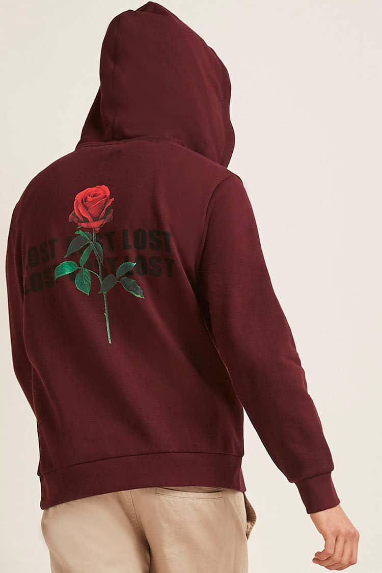 rose hoodie forever 21