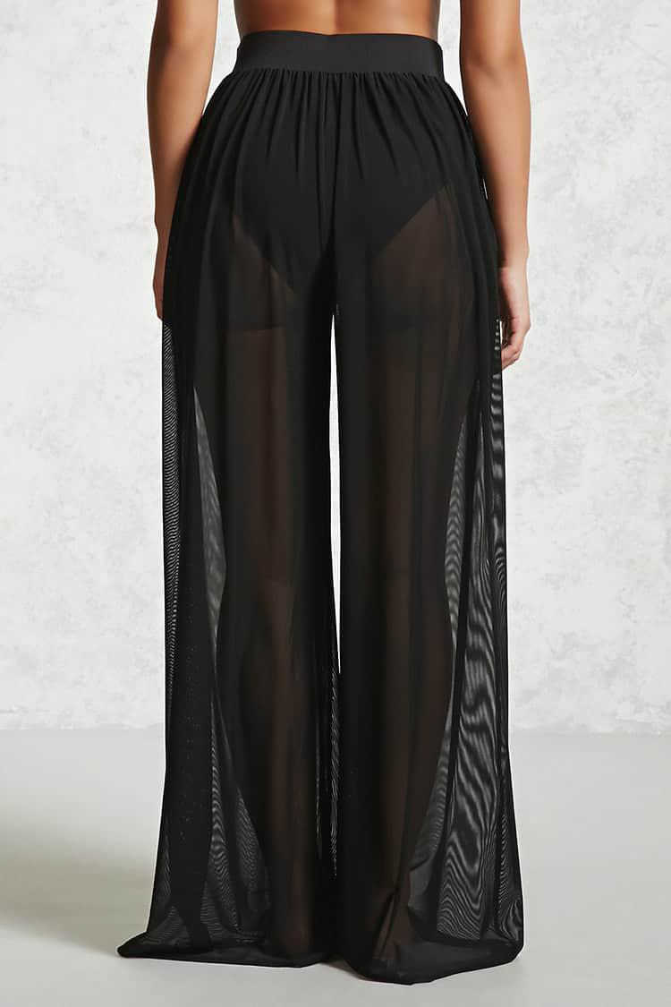 sheer swim pants