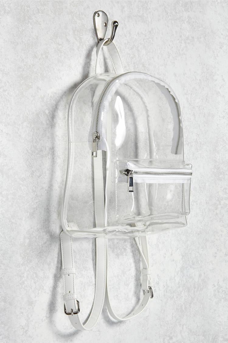 forever 21 transparent backpack