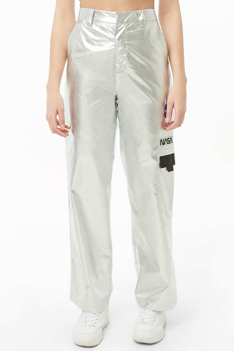 Nasa Metallic Cargo Pants | Lyst