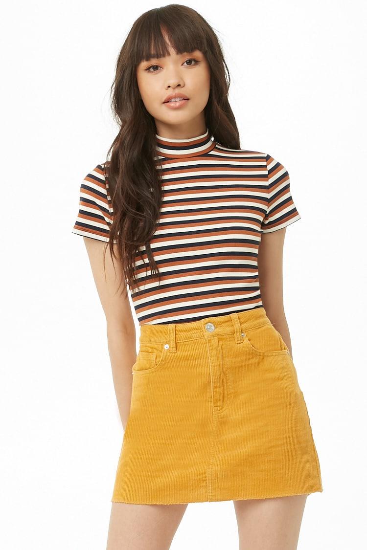 corduroy mini skirt forever 21