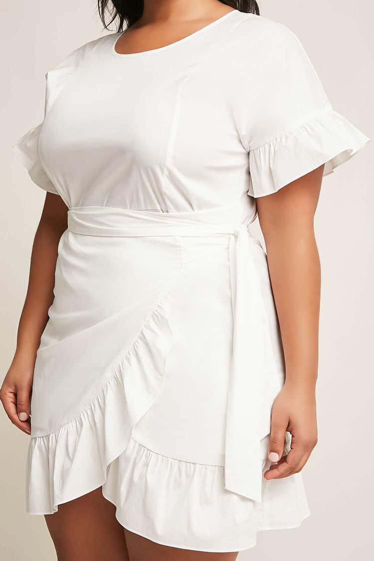 forever 21 white dress
