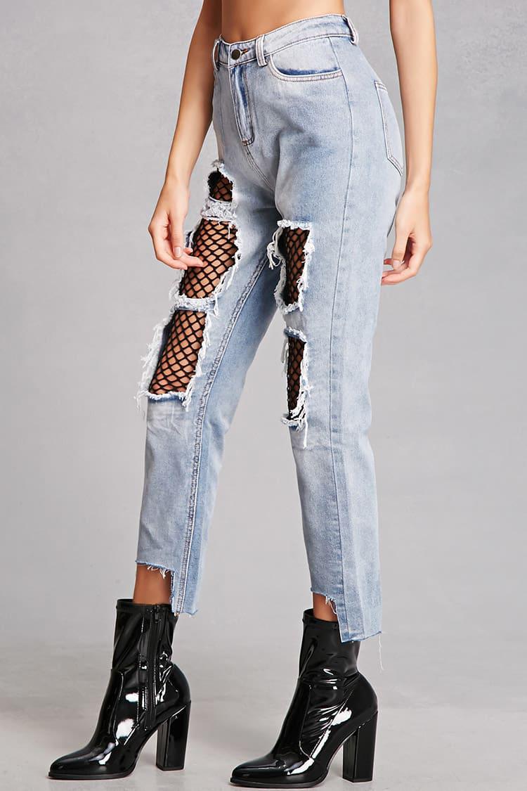 fishnet jeans forever 21
