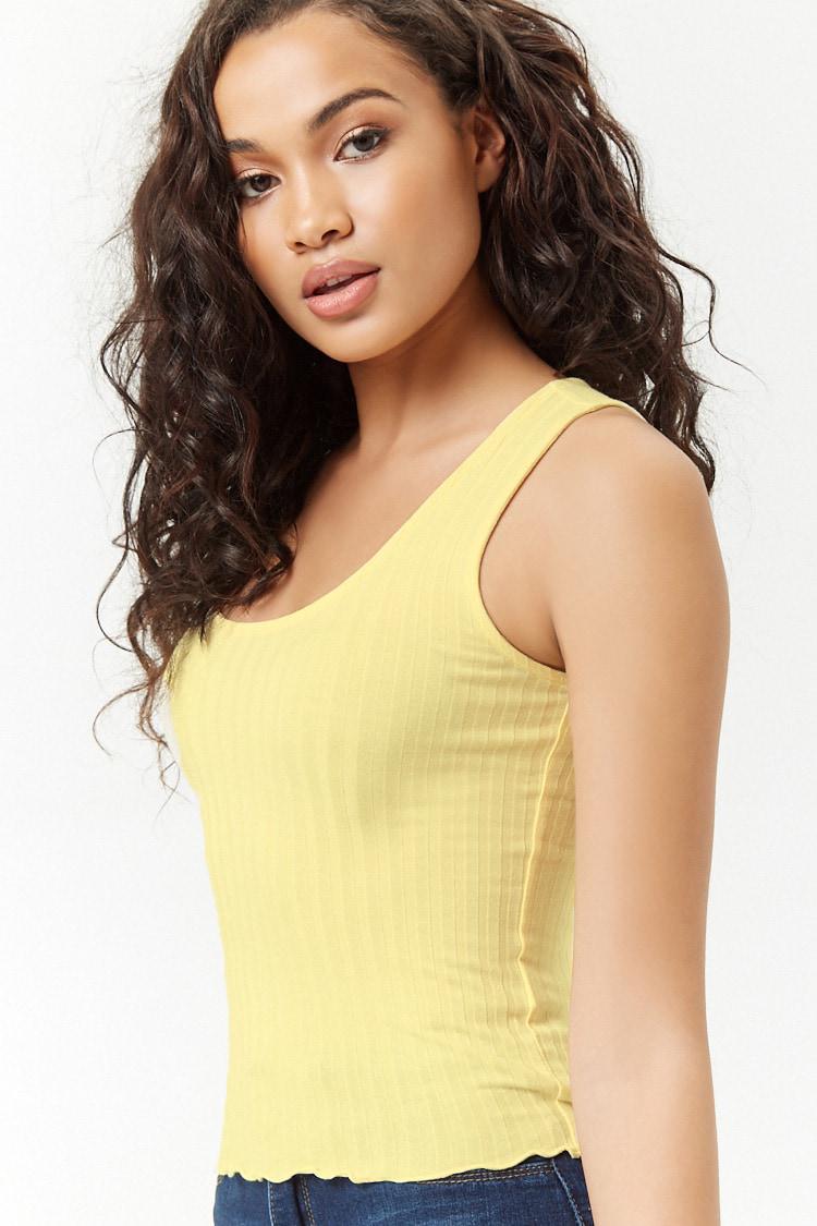 yellow tank top forever 21