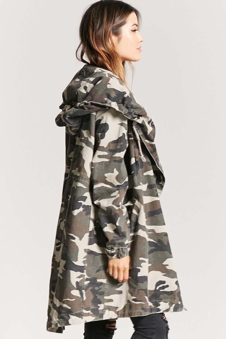 longline camo jacket