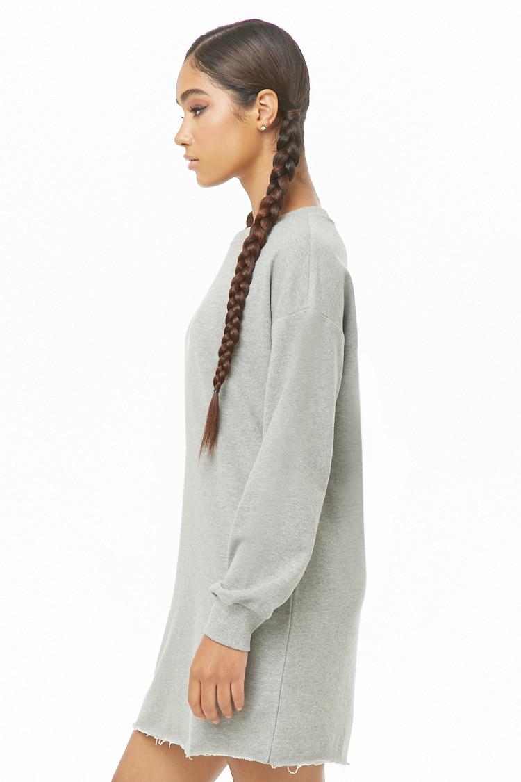 french terry sweatshirt dress