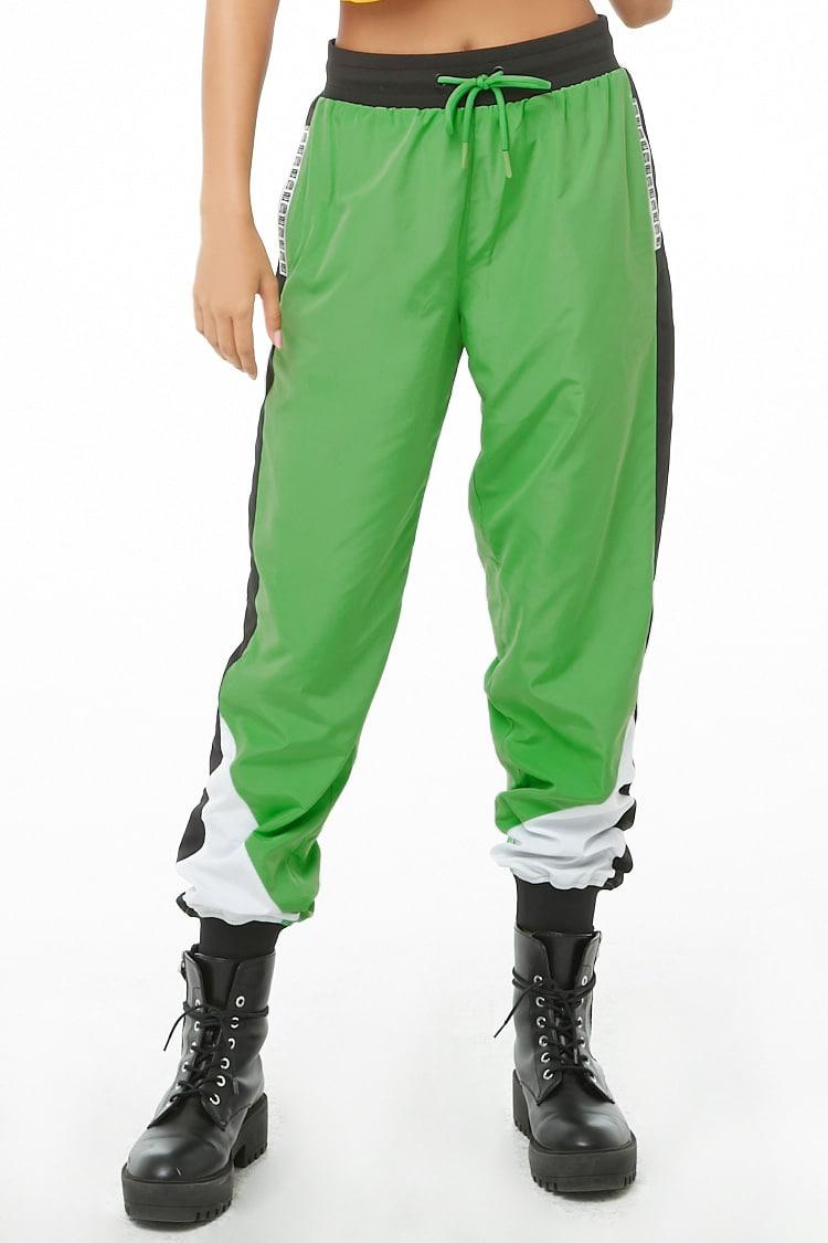 colorblock wind joggers