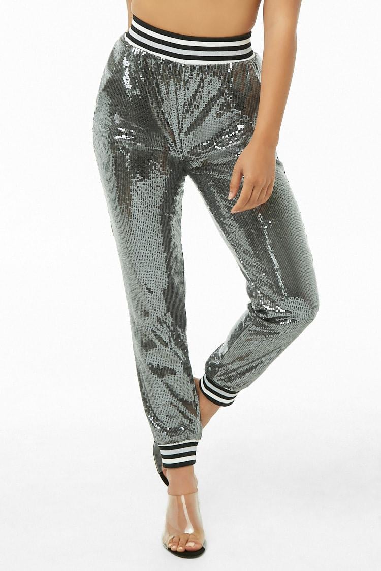 sequin joggers forever 21