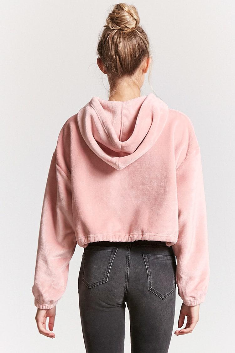 forever 21 rose hoodie