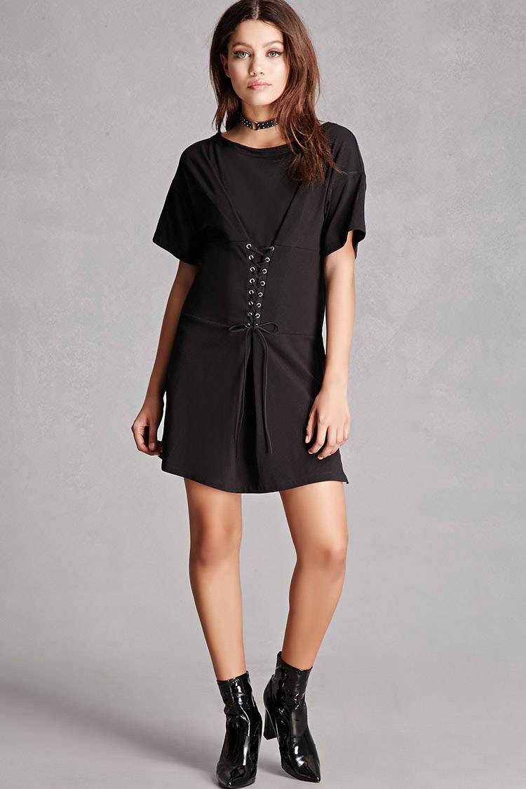 forever 21 corset dress