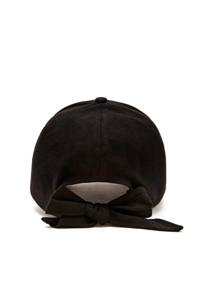 Baseball cap with bow in back Clearance