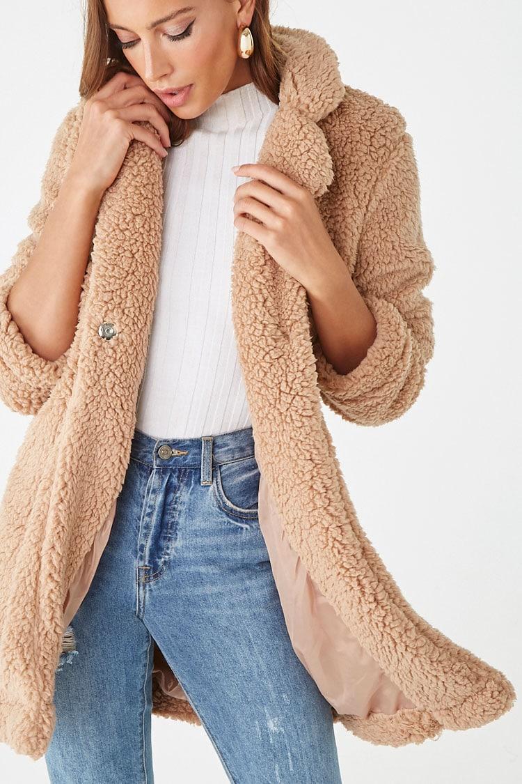 forever 21 teddy jacket
