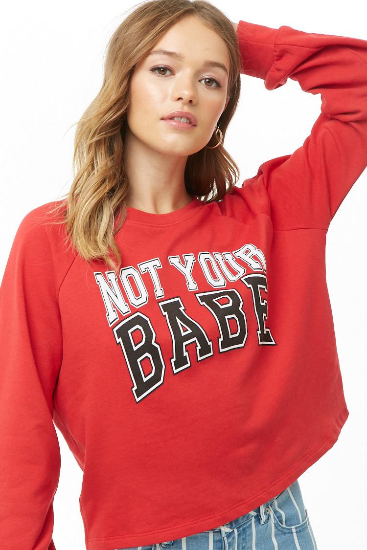 babe sweatshirt forever 21
