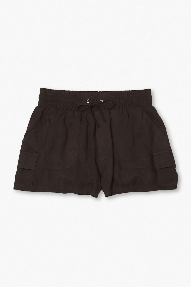 cargo drawstring shorts