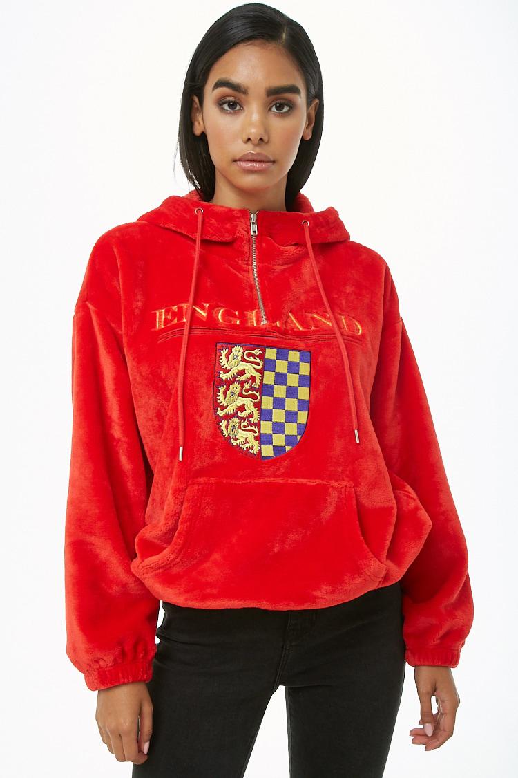 red hoodie forever 21
