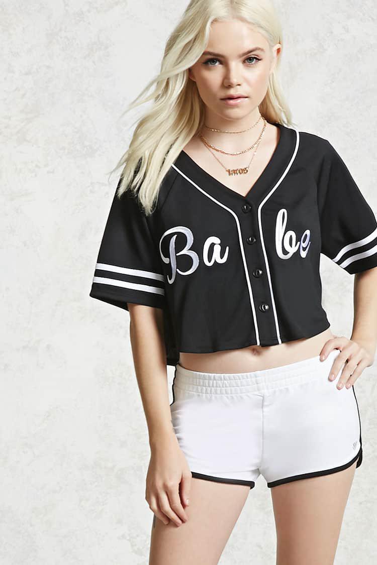 jersey crop top forever 21