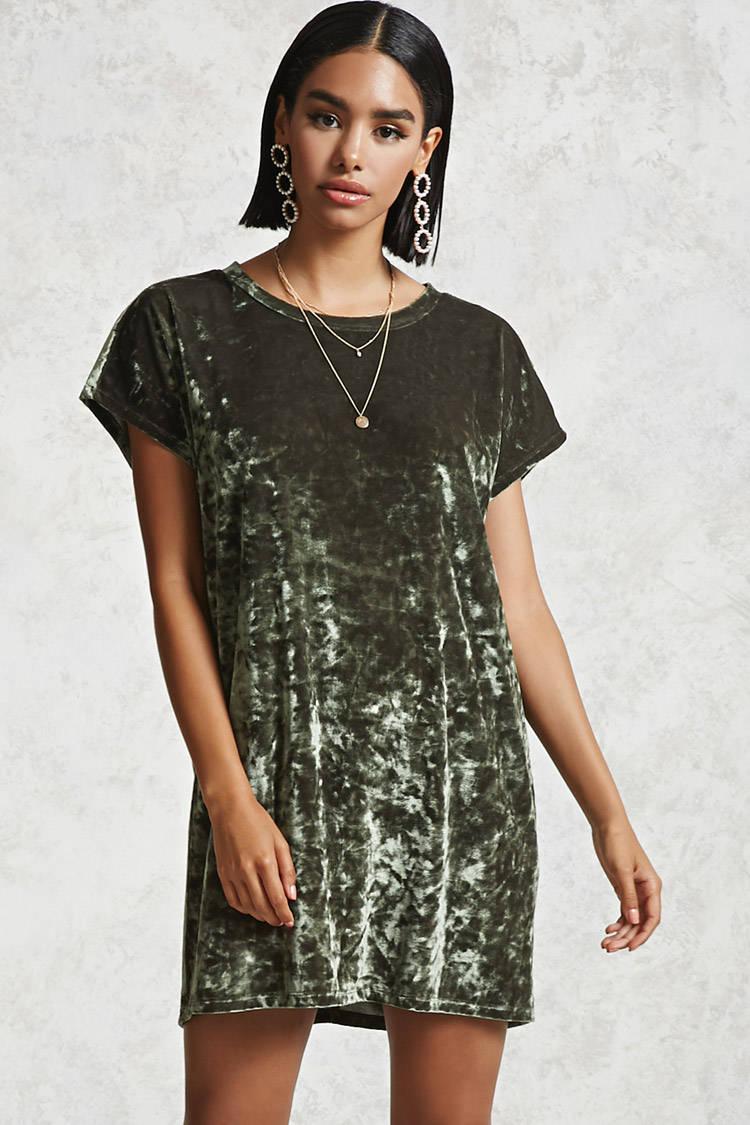 green velvet dress forever 21