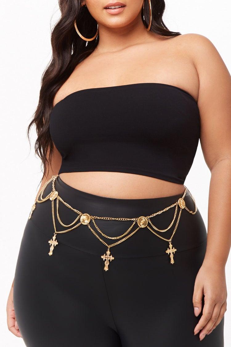 Forever 21 Plus Size Layered Charm Waist Chain in Gold (Metallic) - Lyst