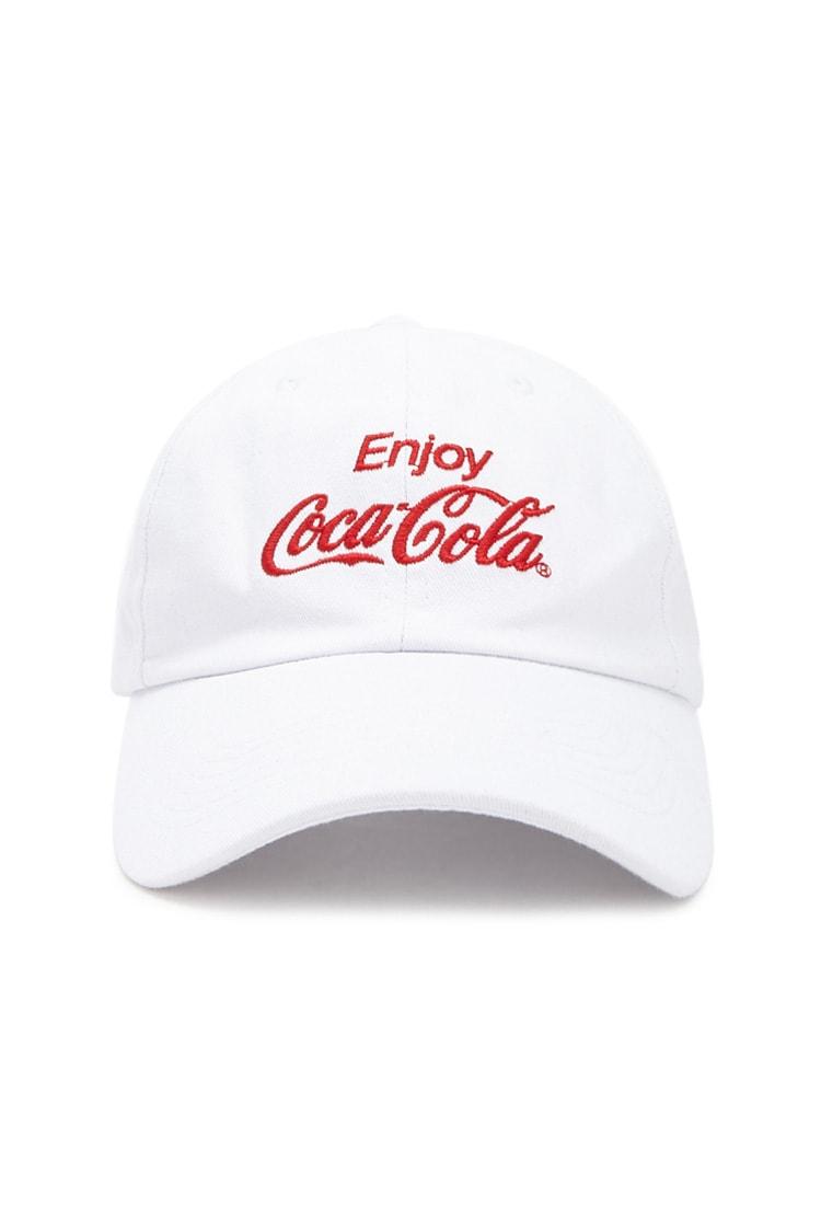 white coca cola hat