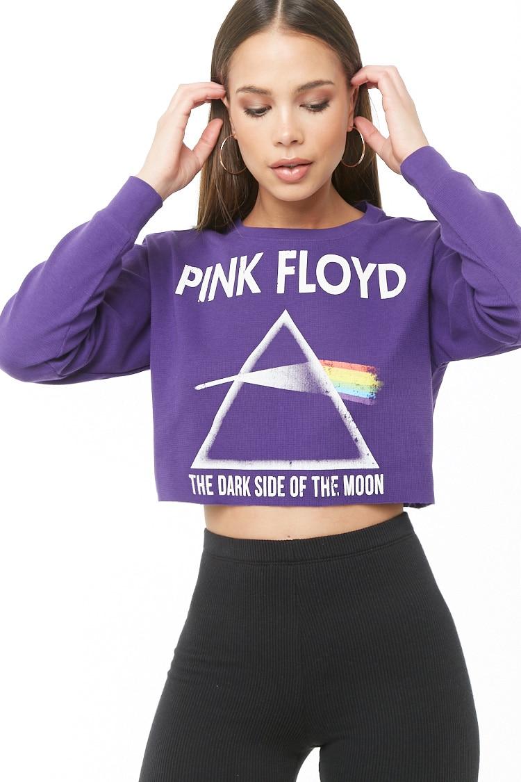 pink floyd crop top forever 21