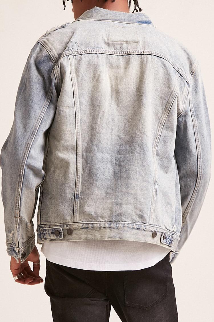 levis distressed denim jacket