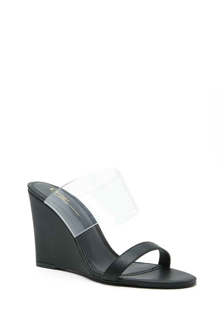 clear wedges forever 21