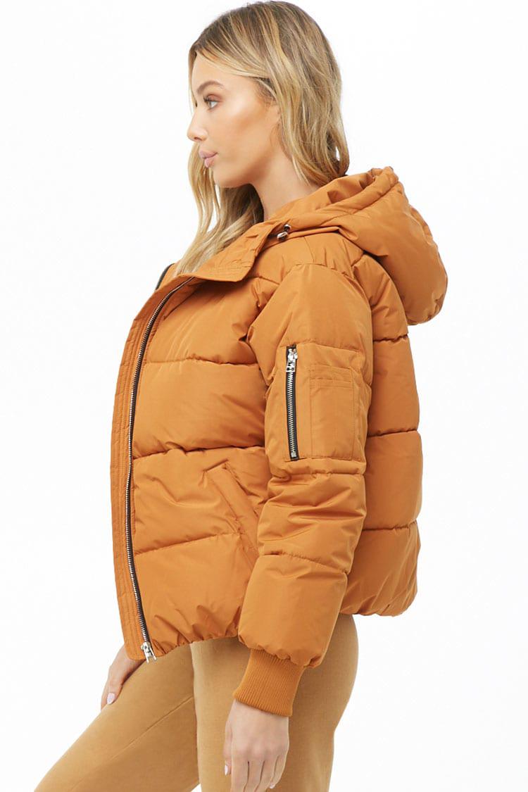 hooded puffer jacket forever 21