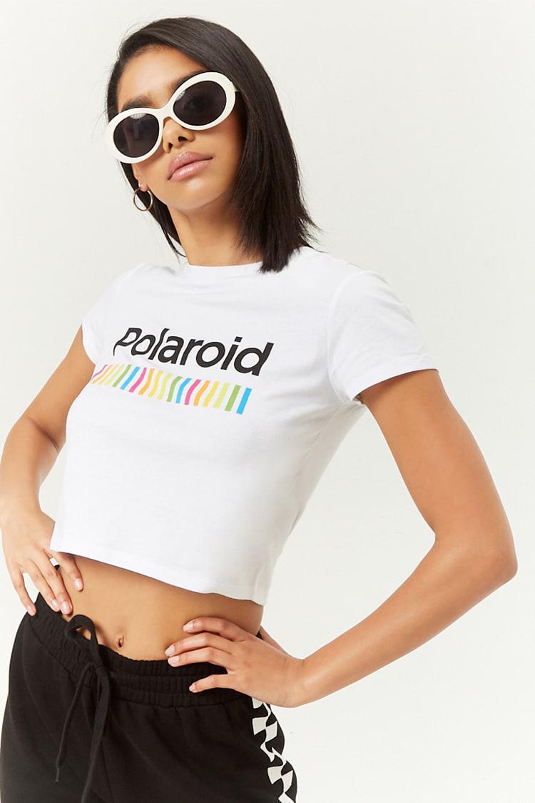 polaroid top forever 21