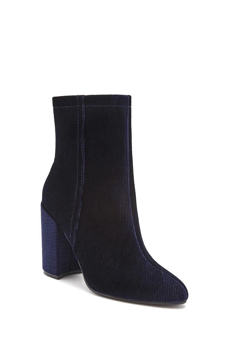 forever 21 velvet boots