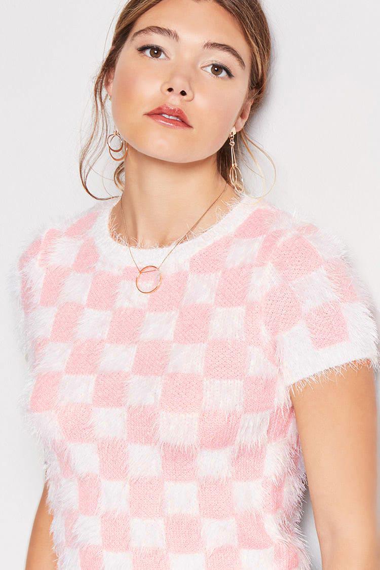 forever 21 checkered top