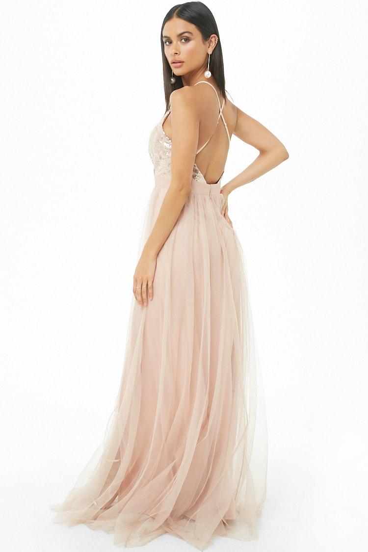 mesh homecoming dress