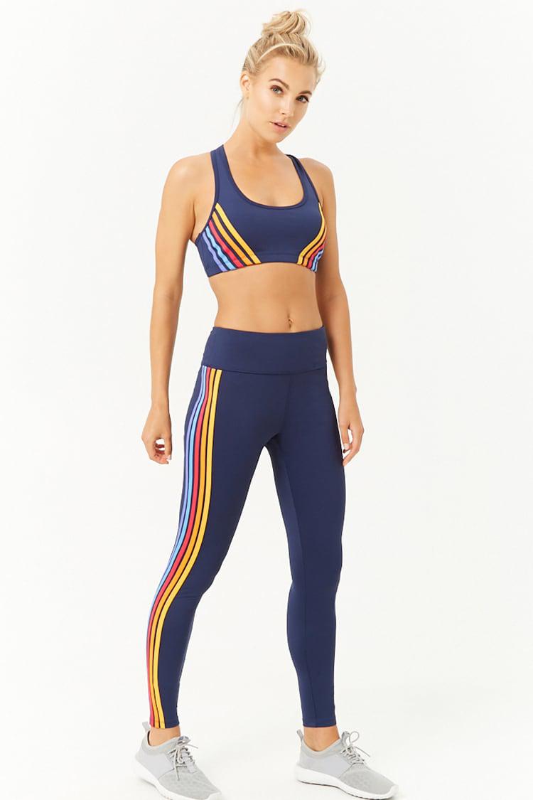 rainbow striped pants