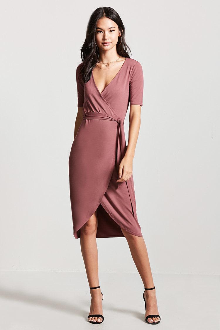 forever 21 mauve dress