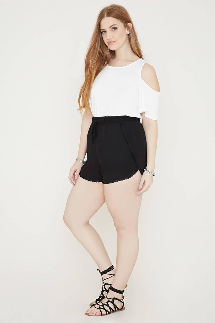Forever 21 Plus Size Dolphin Shorts in 